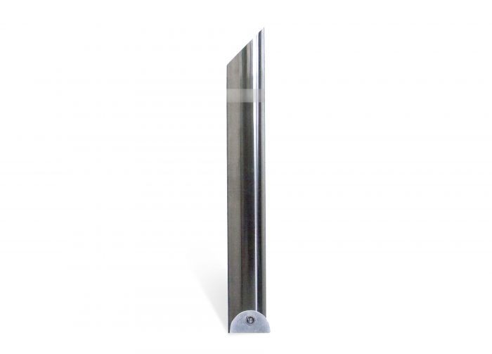 Zone Polished 204mm Stainless Steel Bollard