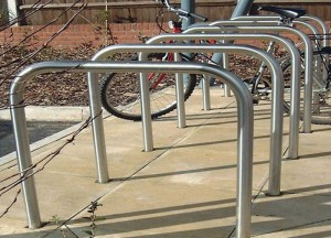Ervine Stainless Base Fixed Steel Cycle Storage