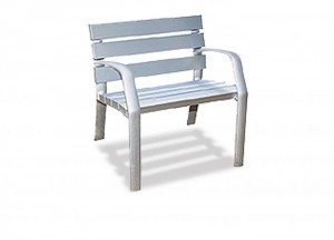 Monteray Silver Anodised Aluminium Seat