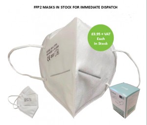 FFP2 FLAT FOLD DISPOSABLE MASKS (EN149) (PACK OF 20 MASKS)
