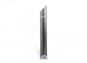 Zone Polished 204mm Stainless Steel Bollard